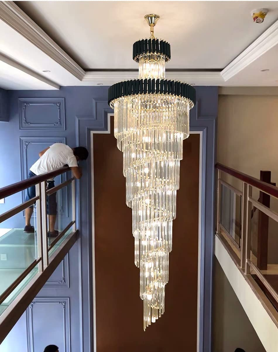Helix Crystal Elegance Chandelier for Entrance and Staircase Chandeliers Kevinstudiolives   