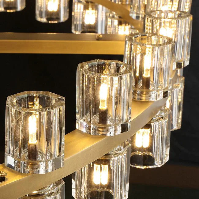 Aminda Modern Round 3-tier Crystal Chandelier For Living Room 60″,148-Lights chandelier Kevin Studio Inc   