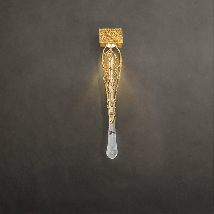 Slade Modern Branch Crystal Wall Sconce For Bedroom Wall Sconce Kevin Studio Inc Style A  